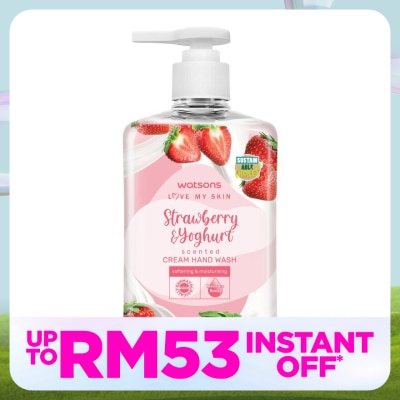 WATSONS STRAWBERRY & YOGHURT SCENTED CREAM HAND WASH