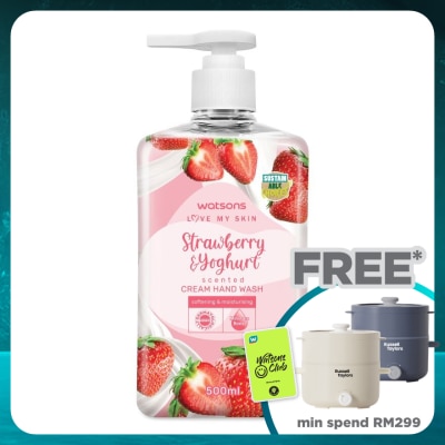 WATSONS STRAWBERRY & YOGHURT SCENTED CREAM HAND WASH