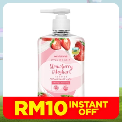 WATSONS STRAWBERRY & YOGHURT SCENTED CREAM HAND WASH