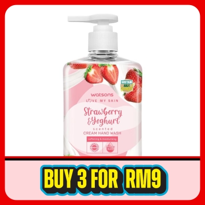 WATSONS - STRAWBERRY & YOGHURT SCENTED CREAM HAND WASH
