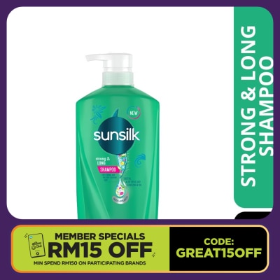 SUNSILK Strong & Long Shampoo 625ml