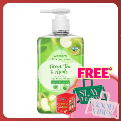 WATSONS GREEN TEA & APPLE SCENTED GEL HAND WASH