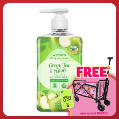 WATSONS GREEN TEA & APPLE SCENTED GEL HAND WASH