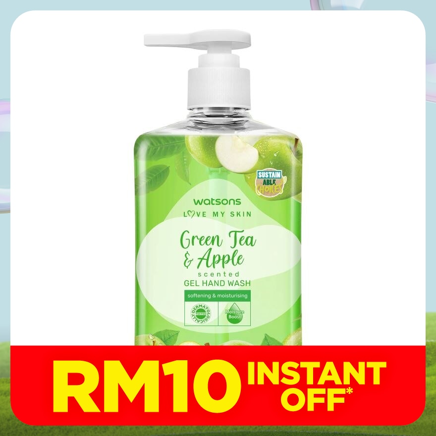 GREEN TEA & APPLE SCENTED GEL HAND WASH