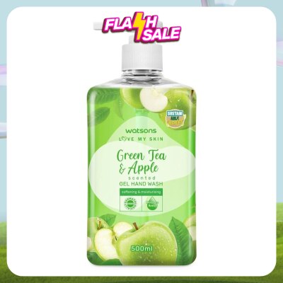 WATSONS GREEN TEA & APPLE SCENTED GEL HAND WASH