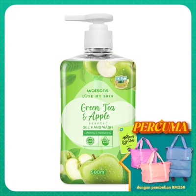 WATSONS - GREEN TEA & APPLE SCENTED GEL HAND WASH