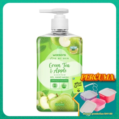WATSONS - GREEN TEA & APPLE SCENTED GEL HAND WASH
