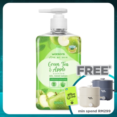 WATSONS GREEN TEA & APPLE SCENTED GEL HAND WASH