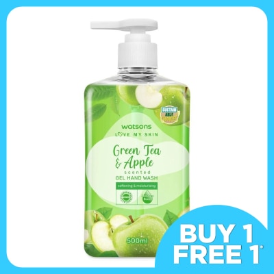 WATSONS GREEN TEA & APPLE SCENTED GEL HAND WASH