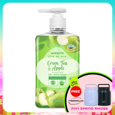 WATSONS - GREEN TEA & APPLE SCENTED GEL HAND WASH