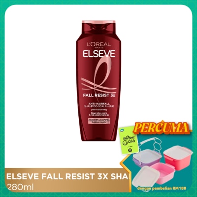 L'OREAL PARIS ELSEVE - Elseve Fall Resist x3 Shampoo 280ml