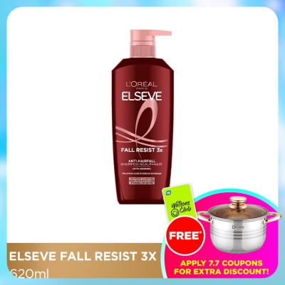 L'OREAL PARIS ELSEVE - Elseve Fall Resist 3x Shampoo 620ml