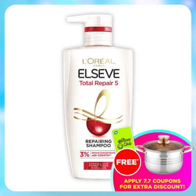 L'OREAL PARIS ELSEVE - Elseve Total Repair 5 Shampoo 620ml