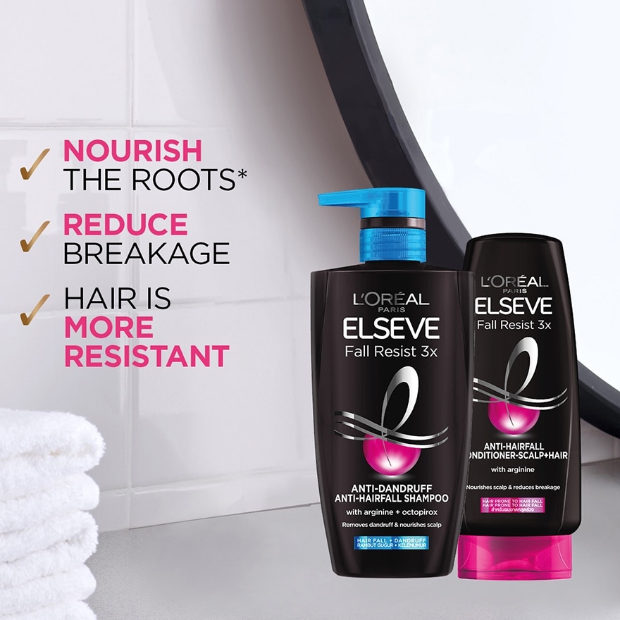 Elseve Fall Resist x3 Anti Dandruff Shampoo 280ml