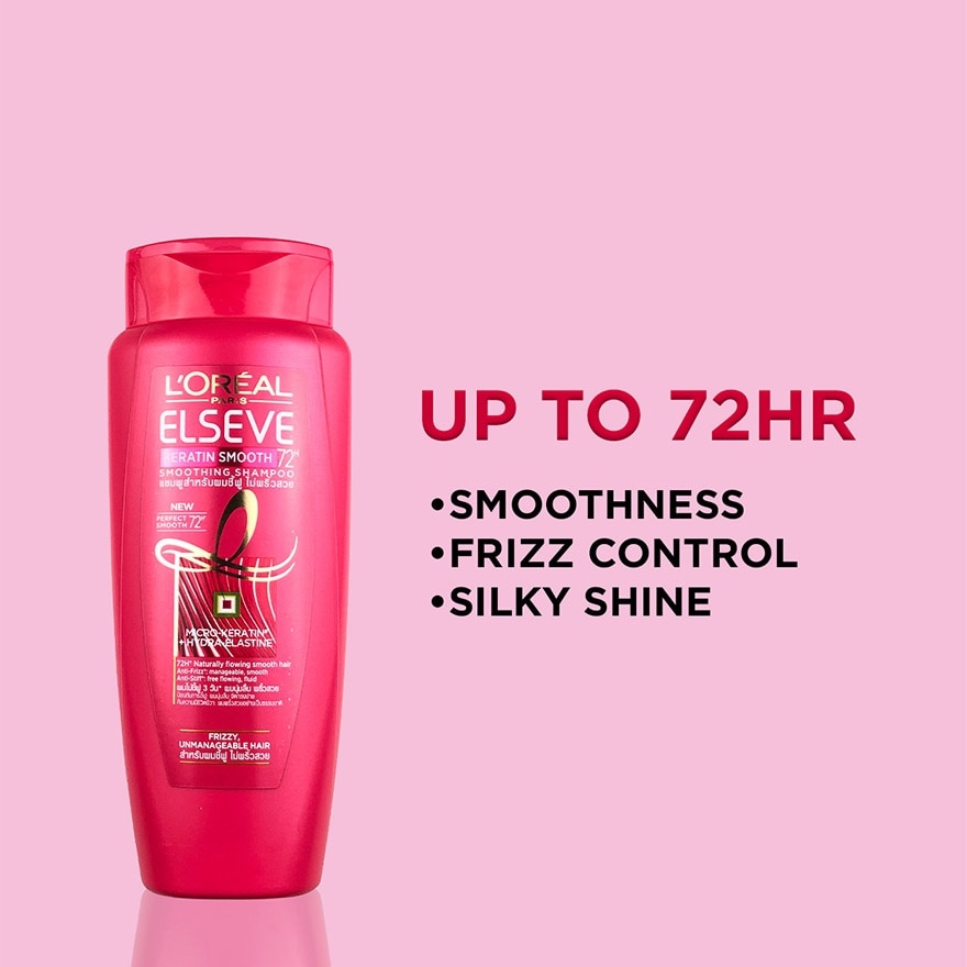 Elseve Keratin Smooth72 Shampoo 280ml