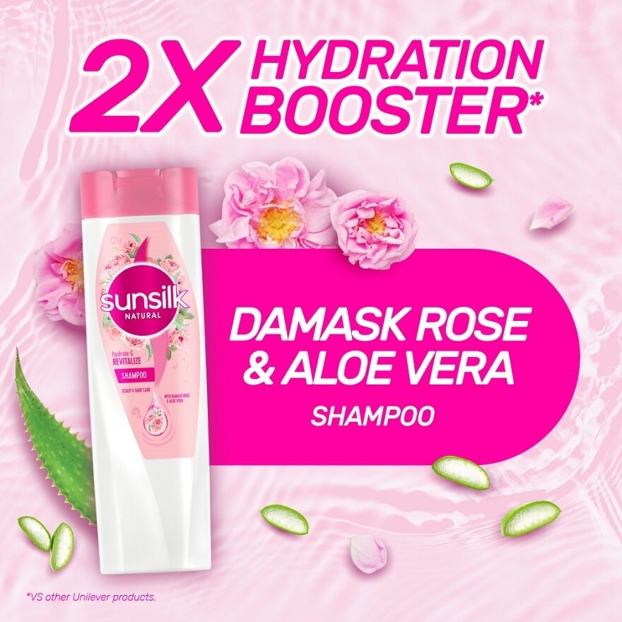 Damask Rose & Aloe Vera Shampoo 300ml