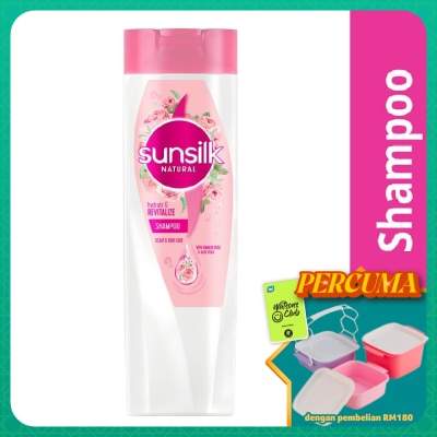 SUNSILK - Damask Rose & Aloe Vera Shampoo 300ml