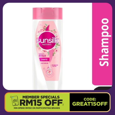 SUNSILK Damask Rose & Aloe Vera Shampoo 300ml