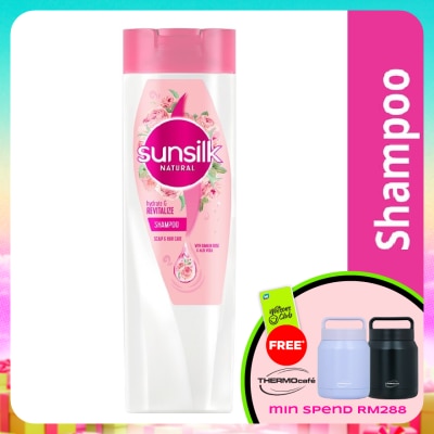 SUNSILK - Damask Rose & Aloe Vera Shampoo 300ml