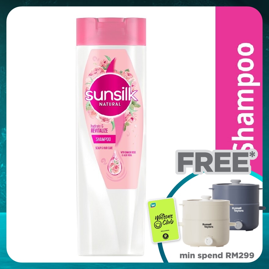 Damask Rose & Aloe Vera Shampoo 300ml