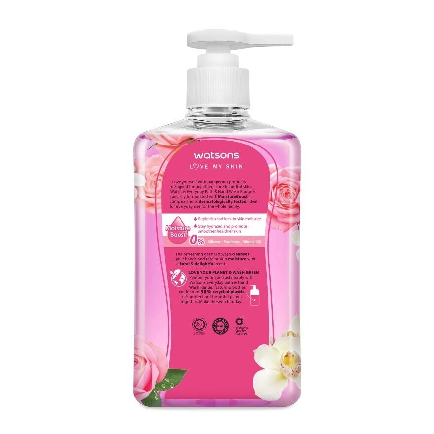 ROSE & ORCHID SCENTED GEL HAND WASH