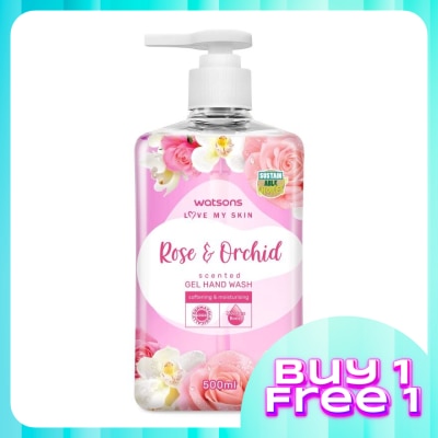 WATSONS ROSE & ORCHID SCENTED GEL HAND WASH