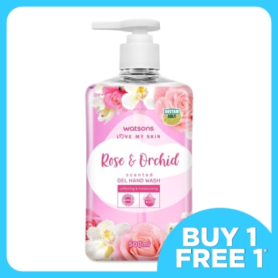 WATSONS ROSE & ORCHID SCENTED GEL HAND WASH