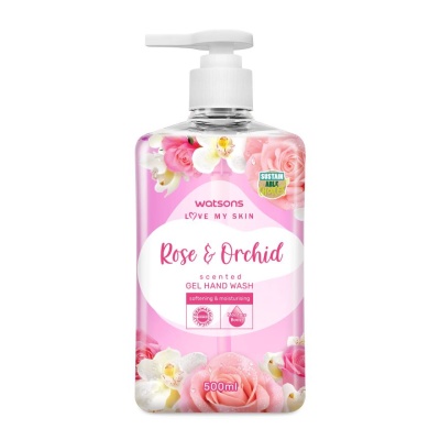 WATSONS - ROSE & ORCHID SCENTED GEL HAND WASH image