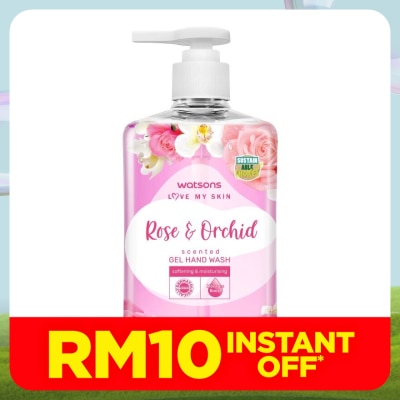 WATSONS ROSE & ORCHID SCENTED GEL HAND WASH