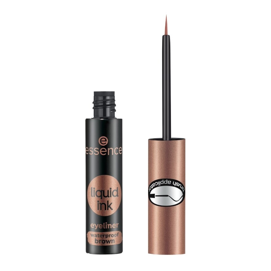 Liquid Ink Eyeliner Waterproof 02 Brown