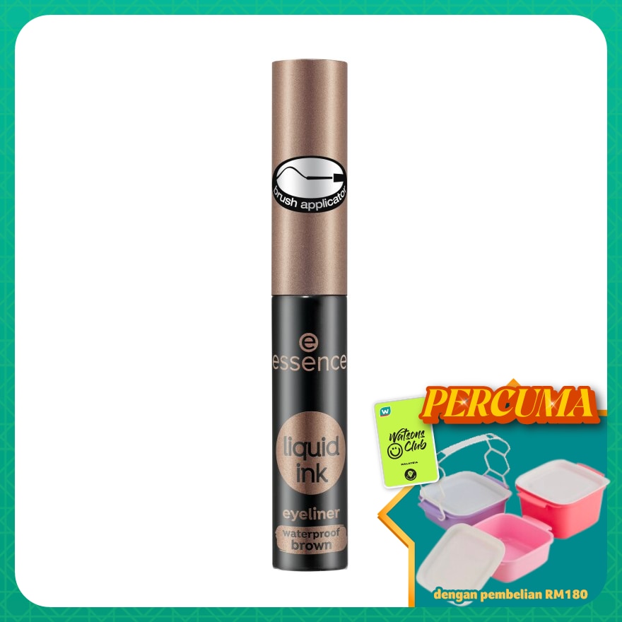 Liquid Ink Eyeliner Waterproof 02 Brown