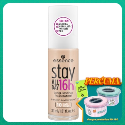 ESSENCE Stay All Day 16h Long-lasting Foundation 10 Soft Beige