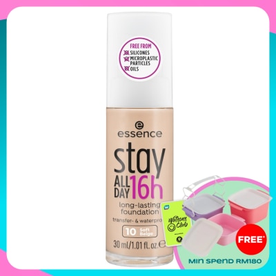 ESSENCE Stay All Day 16h Long-lasting Foundation 10 Soft Beige