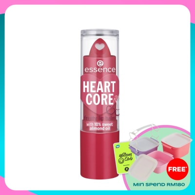 ESSENCE Heart Core Fruity Lip Balm 01 Crazy Cherry