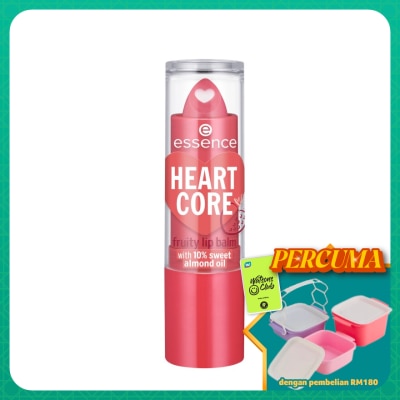 ESSENCE - Heart Core Fruity Lip Balm 02 Sweet Strawberry