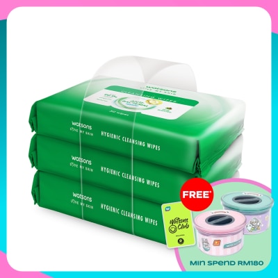 WATSONS Antibacterial Cleansing Wipes