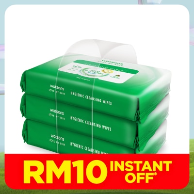 WATSONS Antibacterial Cleansing Wipes