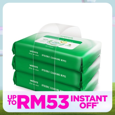 WATSONS Antibacterial Cleansing Wipes