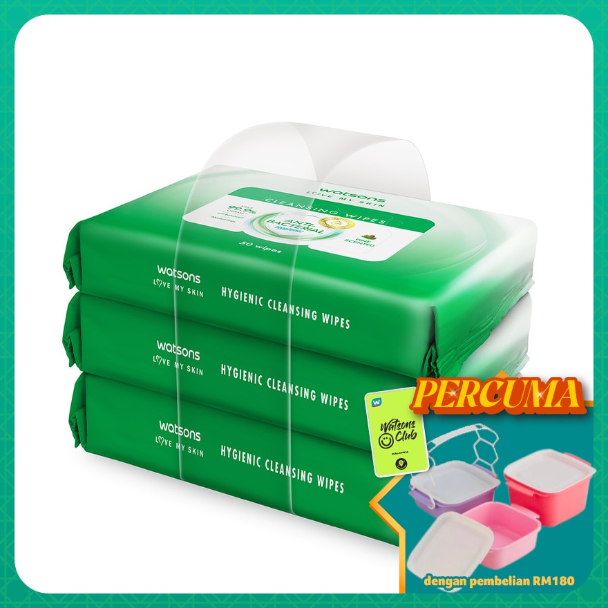 Antibacterial Cleansing Wipes