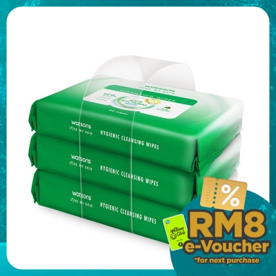 WATSONS Antibacterial Cleansing Wipes