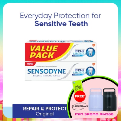 SENSODYNE - Repair & Protect Original Sensitive Toothpaste 100g x 2