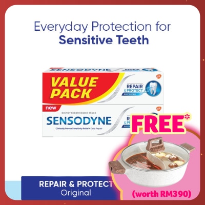 SENSODYNE Repair & Protect Original Sensitive Toothpaste 100g x 2