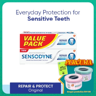 SENSODYNE Repair & Protect Original Sensitive Toothpaste 100g x 2