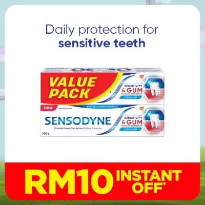 SENSODYNE Sensitivity & Gum Original Sensitive Toothpaste 100gx2