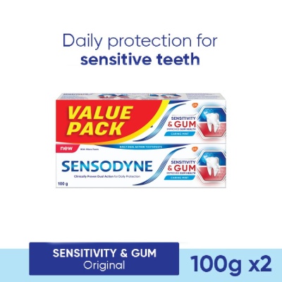 SENSODYNE - Sensitivity & Gum Original Sensitive Toothpaste 100gx2 image
