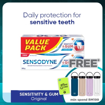 SENSODYNE Sensitivity & Gum Original Sensitive Toothpaste 100gx2