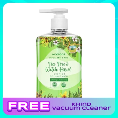 WATSONS TEA TREE & WITCH HAZEL SCENTED GEL HAND WASH