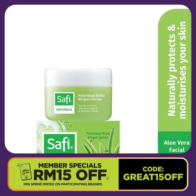 SAFI Naturals Pelembap Muka Aloe 50g