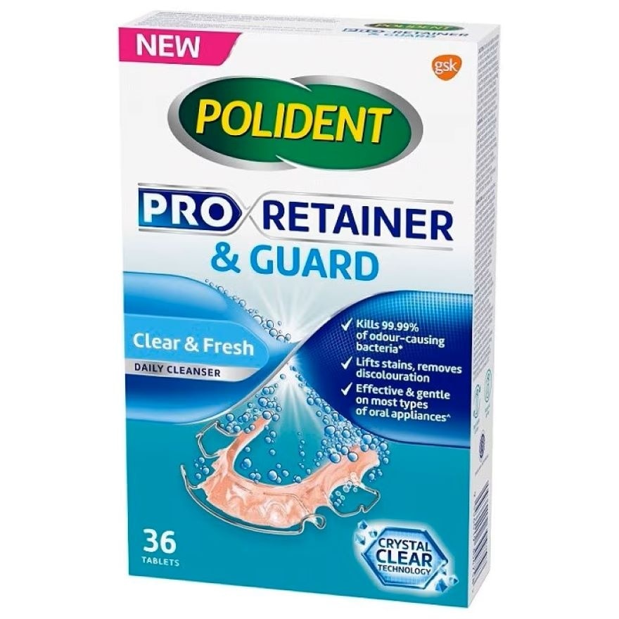 POLIDENT PRORETAINER & GUARD DAILY CLEANSER 36S