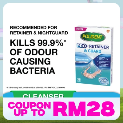 POLIDENT POLIDENT PRORETAINER & GUARD DAILY CLEANSER 36S